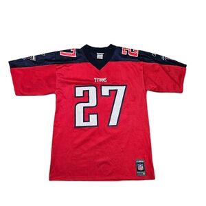 Vintage Reebok Tennessee Titans #27 Eddie George NFL Jersey – Size M